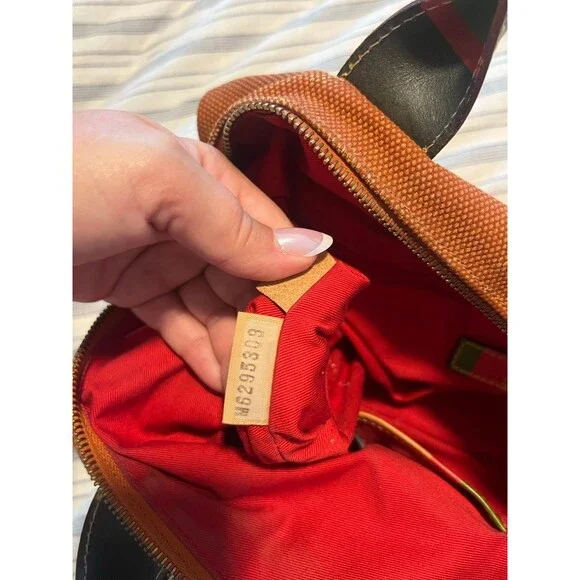 Vintage Dooney & Burke Canvas Satchel Hand Bag - Picture 8 of 13